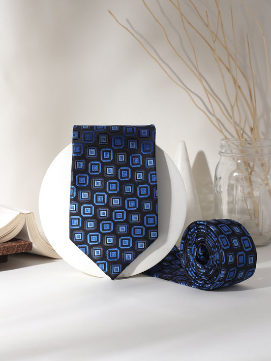 Kanthlangot Midnight Micro Dot Textured Men’s Necktie