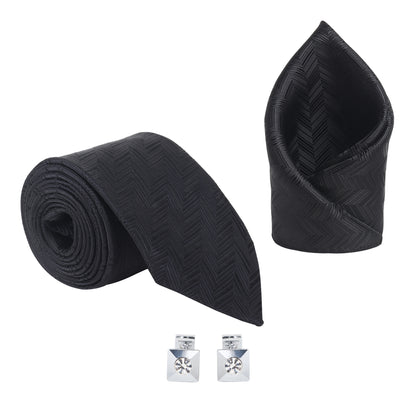 Kanthlangot Gift Set of Necktie Pocket Square and Cufflinks