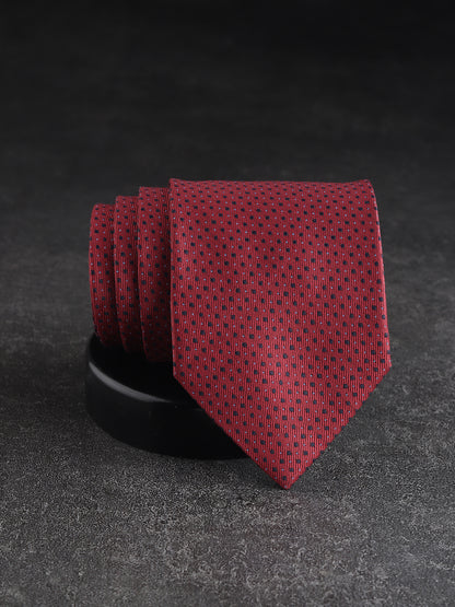 Kanthlangot Red-Navy Necktie