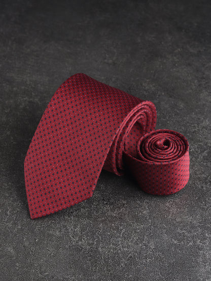 Kanthlangot Red-Navy Necktie