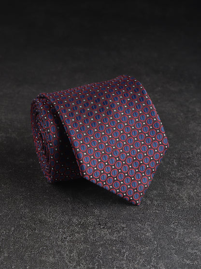 Kanthlangot Blue-Red Microfibre Necktie