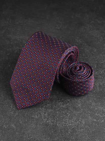 Kanthlangot Blue-Red Microfibre Necktie