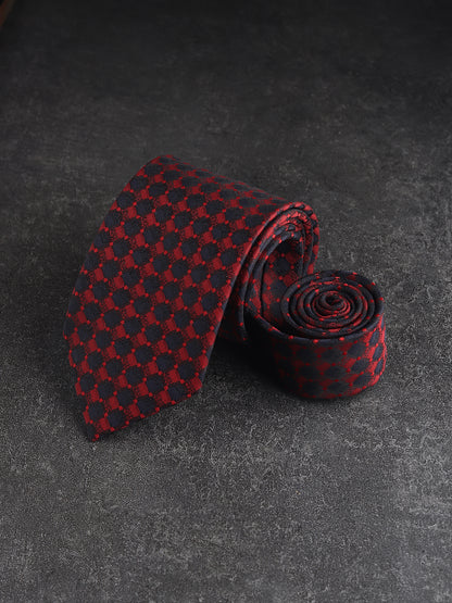 Kanthlangot Red and Black Necktie