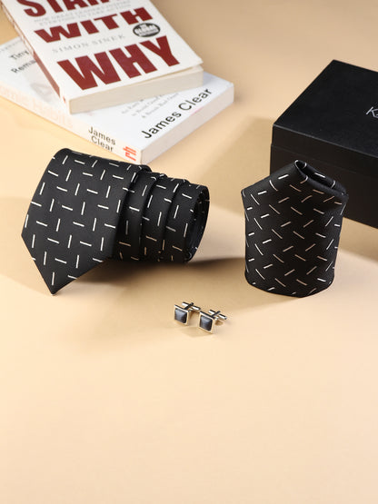 Kanthlangot Gift Set of Necktie Pocket Square and Cufflinks