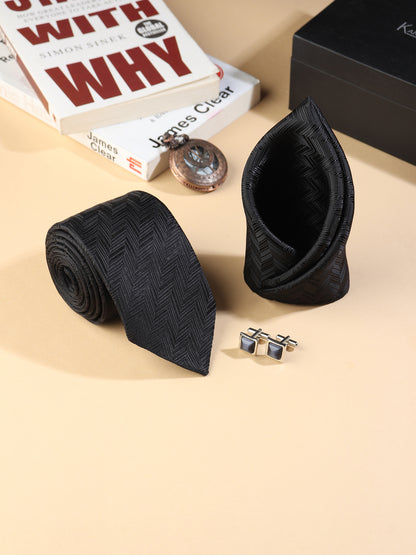 Kanthlangot Gift Set of Necktie Pocket Square and Cufflinks