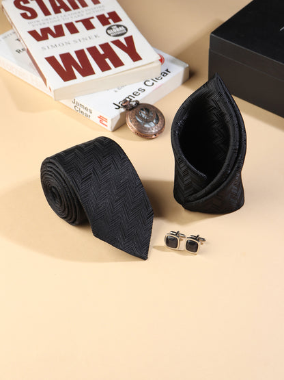 Kanthlangot Gift Set of Necktie Pocket Square and Cufflinks