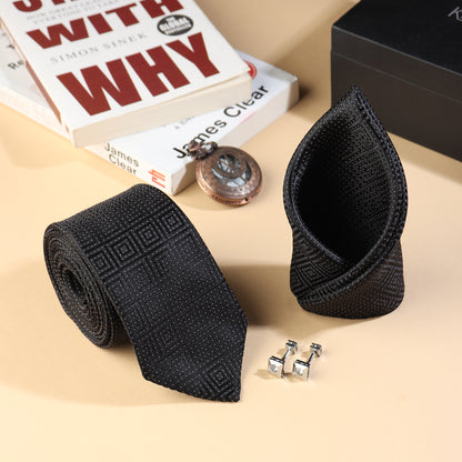 Kanthlangot Gift Set of Necktie Pocket Square and Cufflinks
