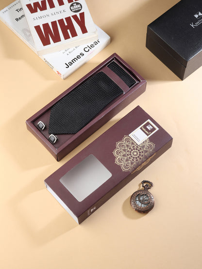 Kanthlangot Gift Set of Necktie Pocket Square and Cufflinks