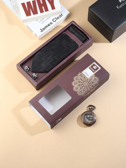 Kanthlangot Gift Set of Necktie Pocket Square and Cufflinks