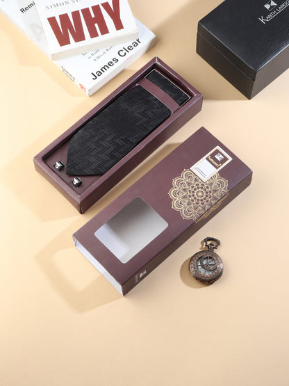 Kanthlangot Gift Set of Necktie Pocket Square and Cufflinks