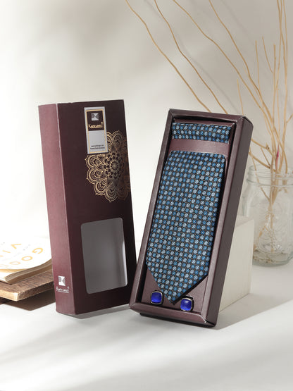 Kanthlangot Gift Set of Necktie Pocket Square and Cufflinks