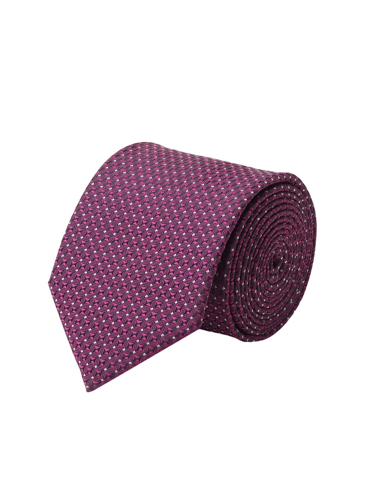 Kanthlangot Mens Purple Pattern Necktie