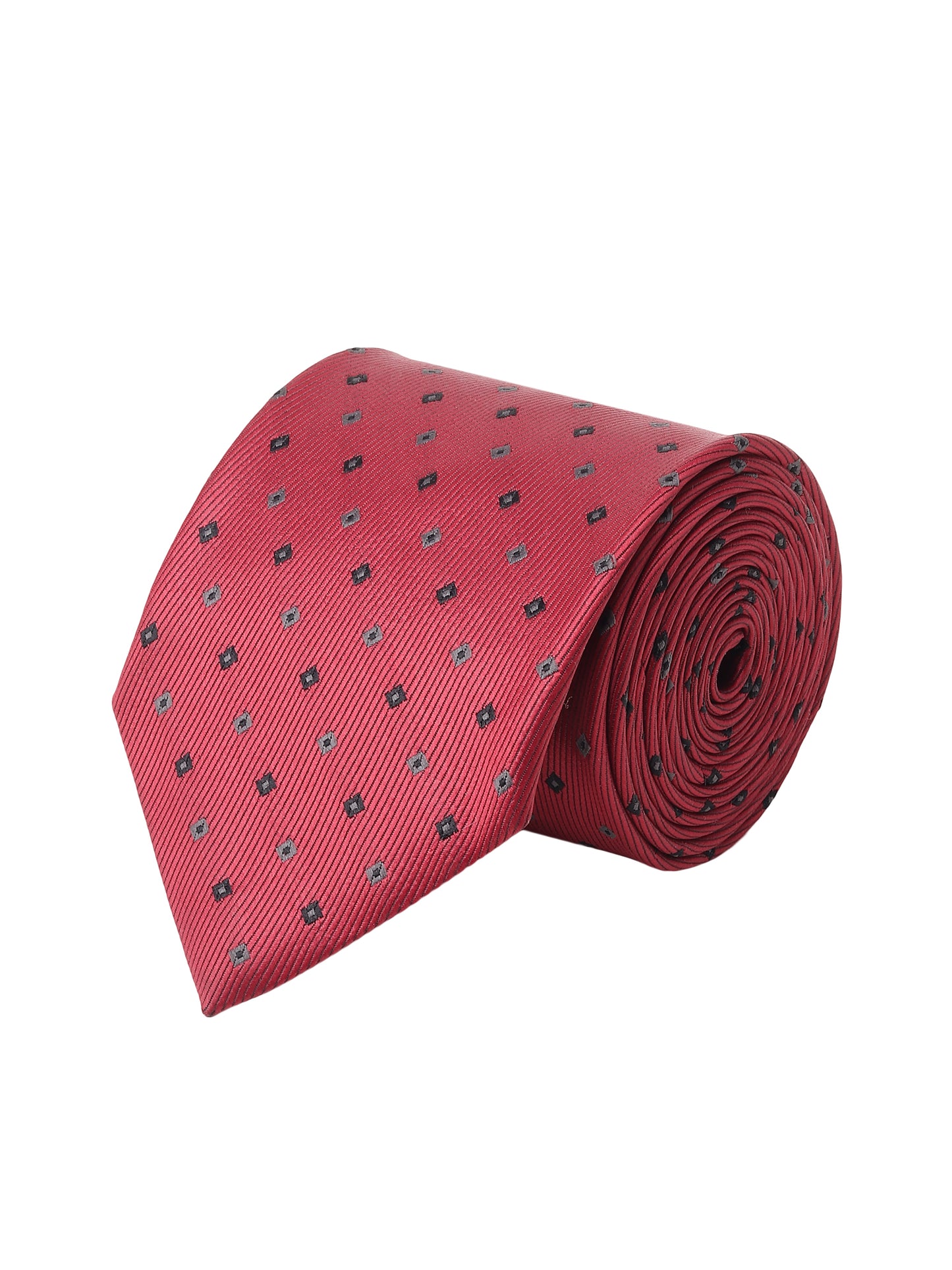 Kanthlangot Elegant Geometric Woven Necktie – Purple & Blue