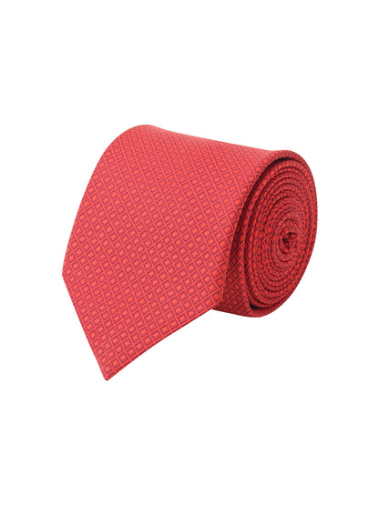 Kanthlangot Bold Red Microfibre Necktie