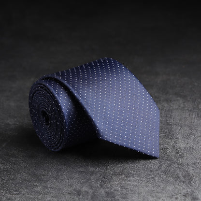 Kanthlangot Blue Microdot Mens Necktie