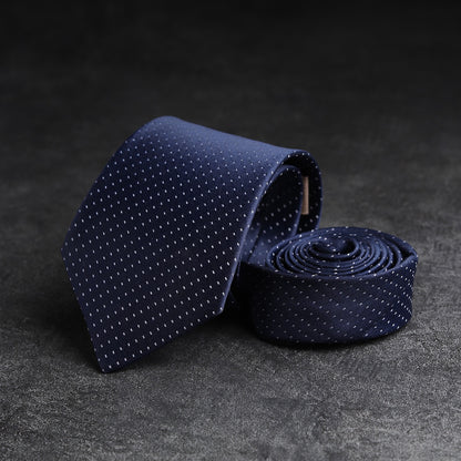 Kanthlangot Blue Microdot Mens Necktie