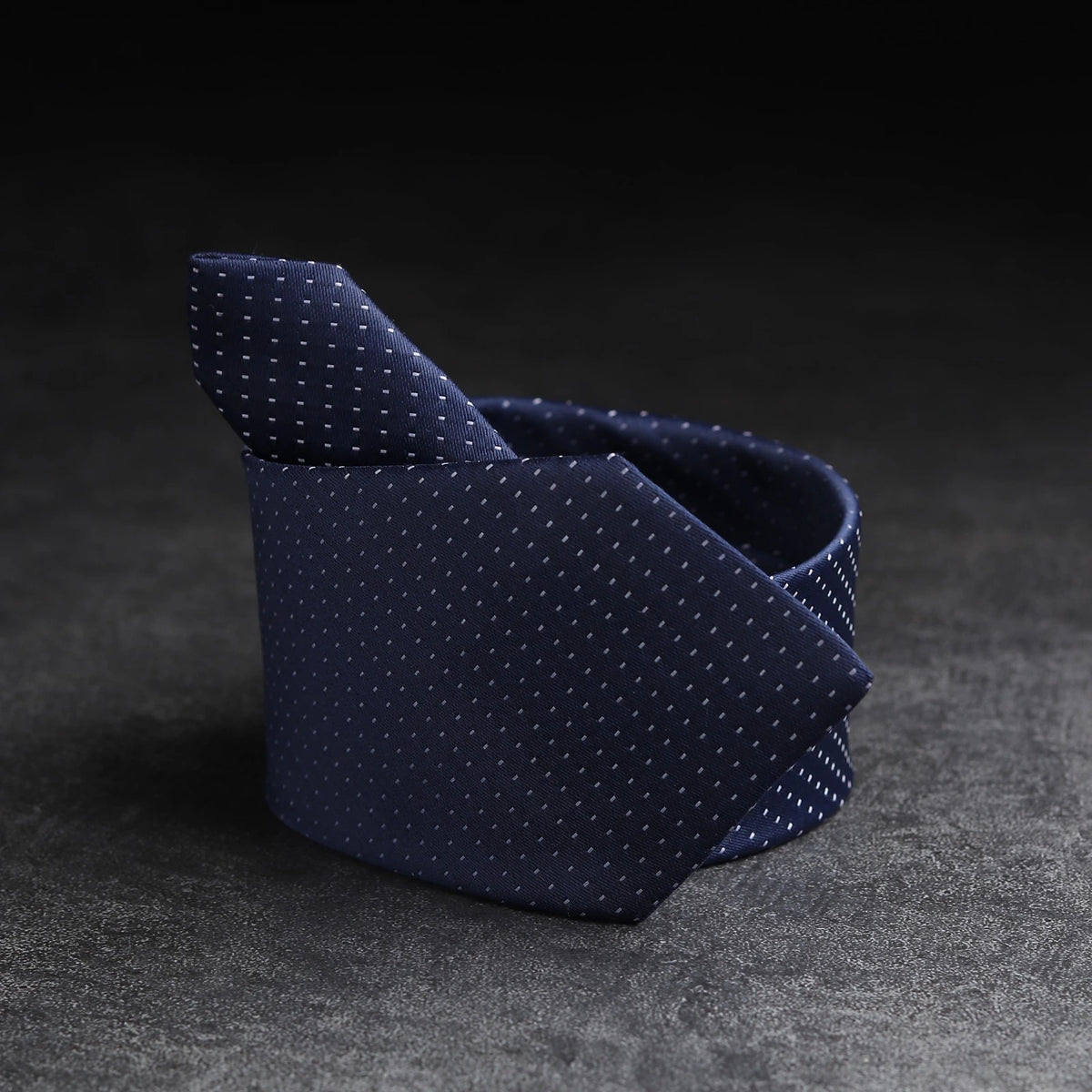 Kanthlangot Blue Microdot Mens Necktie