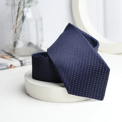 Kanthlangot Blue Microdot Mens Necktie