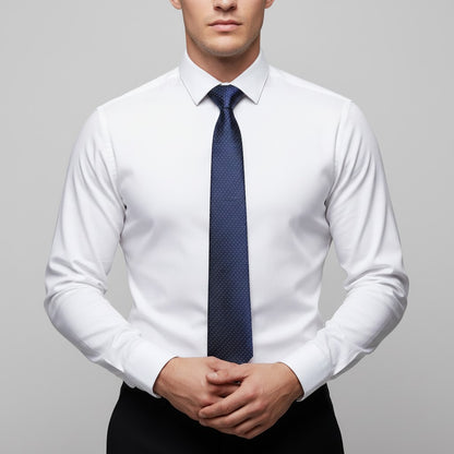 Kanthlangot Blue Microdot Mens Necktie