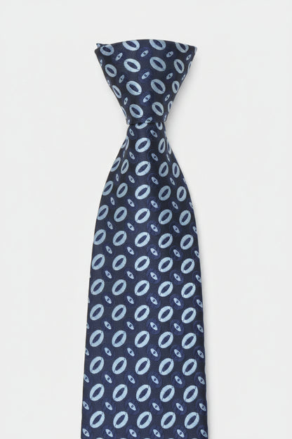 Kanthlangot Blue Microfibre Necktie