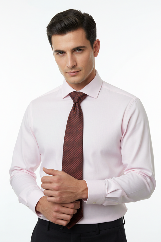 Kanthlangot Microfibre Dark Red Necktie