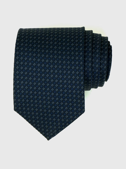 Kanthlangot Self Design Dark Blue Necktie