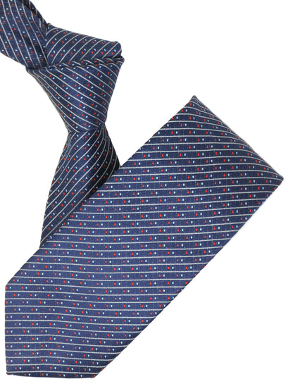 Kanthlangot Self Design Blue Necktie