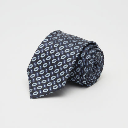 Kanthlangot Blue Microfibre Necktie